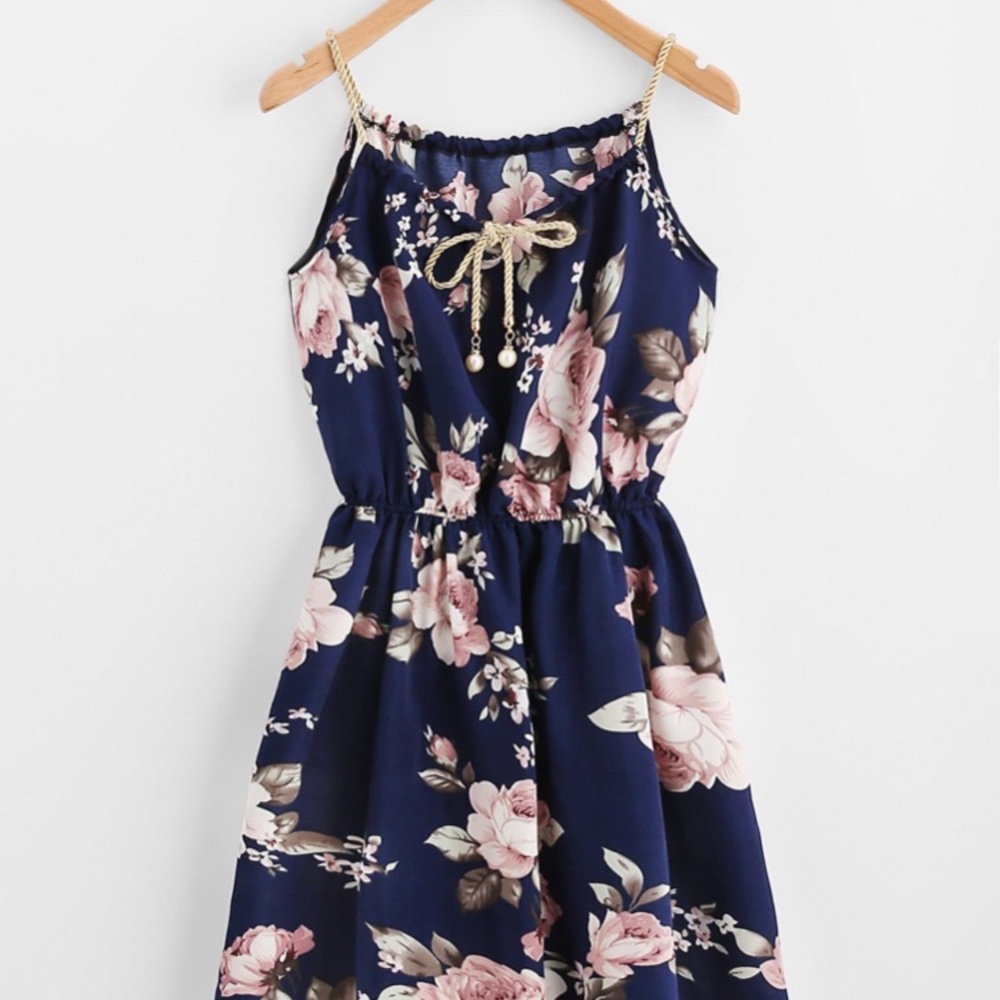Blue flower dress